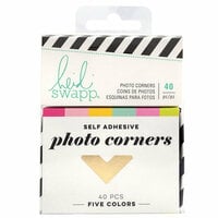 Heidi Swapp - Color Fresh Collection - Photo Corners with Foil Accents