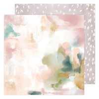 Heidi Swapp - Care Free Collection - 12 x 12 Double Sided Paper - Mirage
