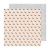Amy Tangerine - Brave and Bold Collection - 12 x 12 Double Sided Paper - Black and White