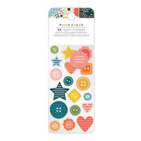Paige Evans - Bungalow Lane Collection - Embossed Puffy Stickers