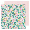 Maggie Holmes - Garden Party Collection - 12 x 12 Double Sided Paper - Blooming