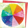 Vicki Boutin - Color Study Collection - 12 x 12 Double Sided Paper - Color Wheel