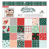 Crate Paper - Busy Sidewalks Collection - Christmas - 12 x 12 Paper Pad