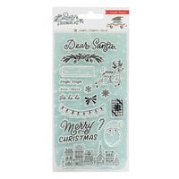 Crate Paper - Busy Sidewalks Collection - Christmas - Clear Acrylic Stamps