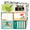 Vicki Boutin - Fernwood Collection - 12 x 12 Double Sided Paper - 4 x 6 Journaling Cards
