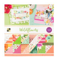 Die Cuts with a View - 12 x 12 Double Sided Paper Stack - Wildflowers