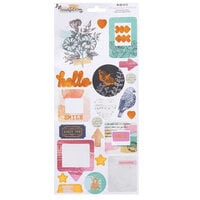 BoBunny - Beautiful Things Collection - 6 x 12 Cardstock Stickers - Copper Foil Accents
