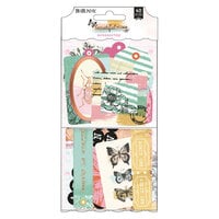BoBunny - Beautiful Things Collection - Ephemera - Copper Foil Accents