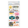 Paige Evans - Garden Shoppe Collection - Thickers - Phrases - Best Today With Copper Foil Accents