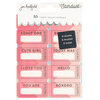 Jen Hadfield - Stardust Collection - Embellishments - Ticket Book with Silver Holographic Foil Accents
