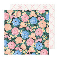 Pretty Pink Floral Scrapbook Page » Maggie Holmes Design
