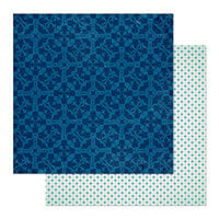 BoBunny - Brighton Collection - 12 x 12 Double Sided Paper - Royal