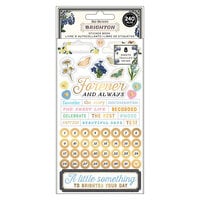 BoBunny - Brighton Collection - Sticker Book with Gold Foil Accents