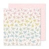 Crate Paper - Gingham Garden Collection - 12 x 12 Double Sided Paper - Alight