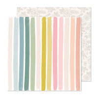 Crate Paper - Gingham Garden Collection - 12 x 12 Double Sided Paper - In The Shade