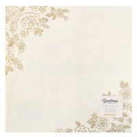 Crate Paper - Gingham Garden Collection - 12 x 12 Specialty Paper - Vellum with Foil Accents