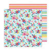 Paige Evans - Blooming Wild Collection - 12 x 12 Double Sided Paper - Paper 7