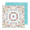 Paige Evans - Blooming Wild Collection - 12 x 12 Double Sided Paper - Paper 14