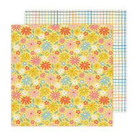 Jen Hadfield - Flower Child Collection - 12 x 12 Double Sided Paper - Can You Dig It