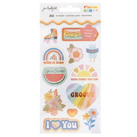 Jen Hadfield - Flower Child Collection - Sticker Book with Silver Holographic Foil Accents