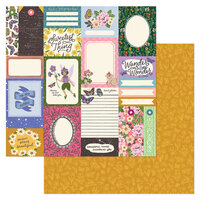 Crate Paper - Moonlight Magic Collection - 12 x 12 Double Sided Paper - Lucky Star