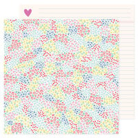 Pebbles - All The Cake Collection - 12 x 12 Double Sided Paper - Flowers