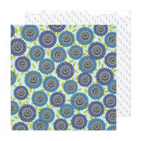 Vicki Boutin - Discover And Create Collection - 12 x 12 Double Sided Paper - Cornflower
