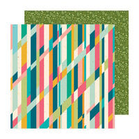 American Crafts - April and Ivy Collection - 12 x 12 Double Sided Paper - Color Crush