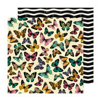 American Crafts - April and Ivy Collection - 12 x 12 Double Sided Paper - Winged Wonders