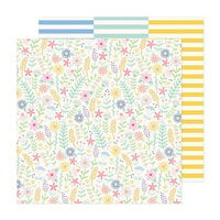 Bea Valint - Poppy and Pear Collection - 12 x 12 Double Sided Paper - Stitched Delights