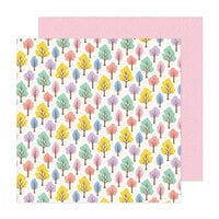 Bea Valint - Poppy and Pear Collection - 12 x 12 Double Sided Paper - Sunshine