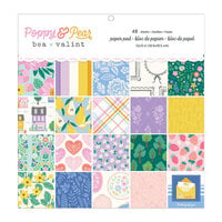 Bea Valint - Poppy and Pear Collection - 12 x 12 Paper Pad