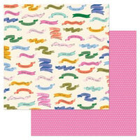 American Crafts - Life Of The Party Collection - 12 x 12 Double Sided Paper - Best Wishes