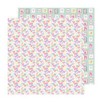 Celes Gonzalo - Rainbow Avenue Collection - 12 x 12 Double Sided Paper - Happy Heart
