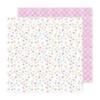 Celes Gonzalo - Rainbow Avenue Collection - 12 x 12 Double Sided Paper - Confetti Lover