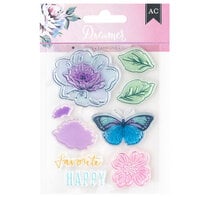 American Crafts - Dreamer Collection - Clear Acrylic Stamps