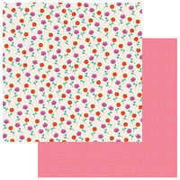 American Crafts - Cutie Pie Collection - 12 x 12 Double Sided Paper - Be Mine