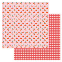 American Crafts - Cutie Pie Collection - 12 x 12 Double Sided Paper - Cherry Sweet