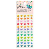Pebbles - Cool Girl Collection - Enamel Dots - Glitter