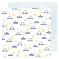 American Crafts - Hello Little Boy Collection - 12 x 12 Double Sided Paper - Rainbows