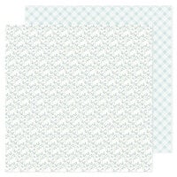 American Crafts - Hello Little Boy Collection - 12 x 12 Double Sided Paper - Flowers