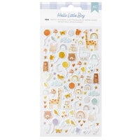 American Crafts - Hello Little Boy Collection - Puffy Stickers - Icons
