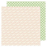 American Crafts - Hello Little Girl Collection - 12 x 12 Double Sided Paper - Flower Buds