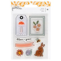 Pebbles - Sunny Bloom Collection - Acrylic Stamps