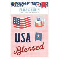 American Crafts - Flags And Frills Collection - Dies
