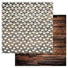 American Crafts - Cedar House Collection - 12 x 12 Double Sided Paper - Hexagons