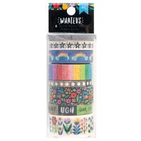 American Crafts - Whatevs Collection - Washi Tape - Black Glitter