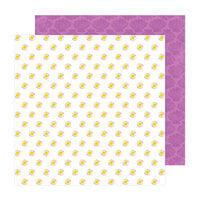 Pebbles - Fun In The Sun Collection - 12 x 12 Double Sided Paper - Sunny Shells