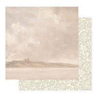Maggie Holmes - Forever Fields Collection - 12 x 12 Double Sided Paper - Silver Linings