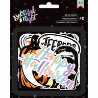 American Crafts - BOOtiful Night Collection - Halloween - Ephemera - Holographic Foil